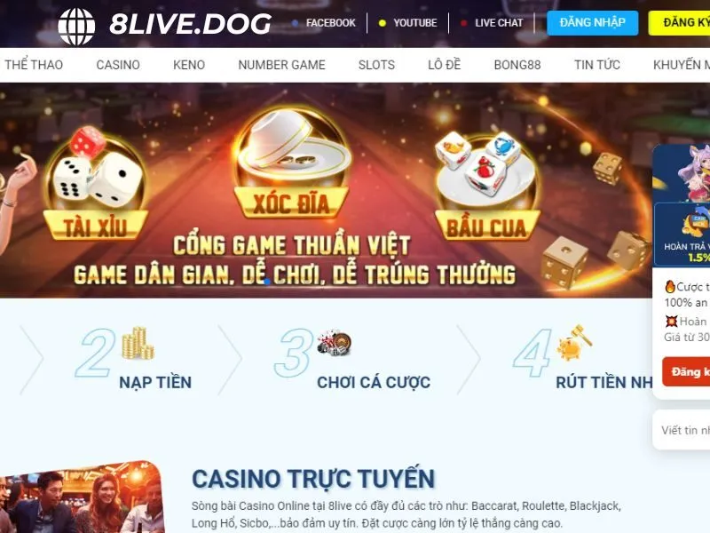 Đại lý sẽ cung cấp thông tin cho người chơi tham gia