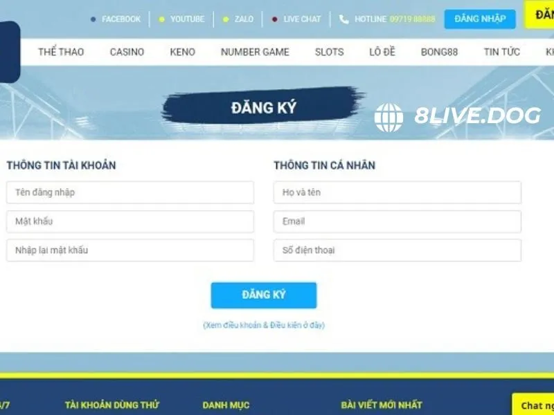 Hướng dẫn các bước đăng ký tài khoản cơ bản