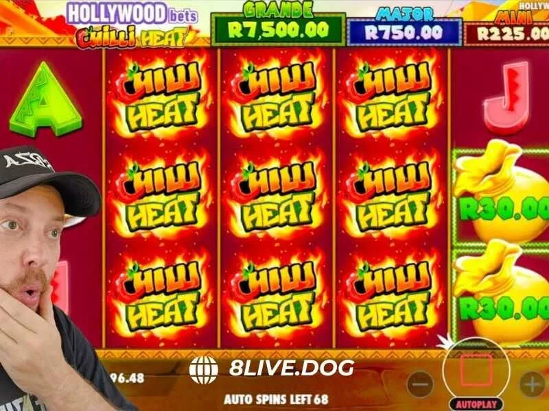 Chilli Heat 8live là trò chơi nổ hũ độc đáo siêu hấp dẫn